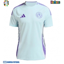 Camisa de Futebol Escócia Equipamento Secundário Europeu 2024 Manga Curta